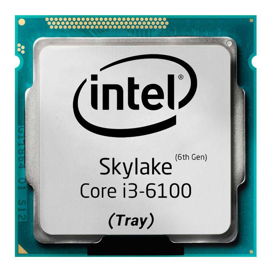 پردازنده استوک اینتل Core i3-6100 نسل ششم تری